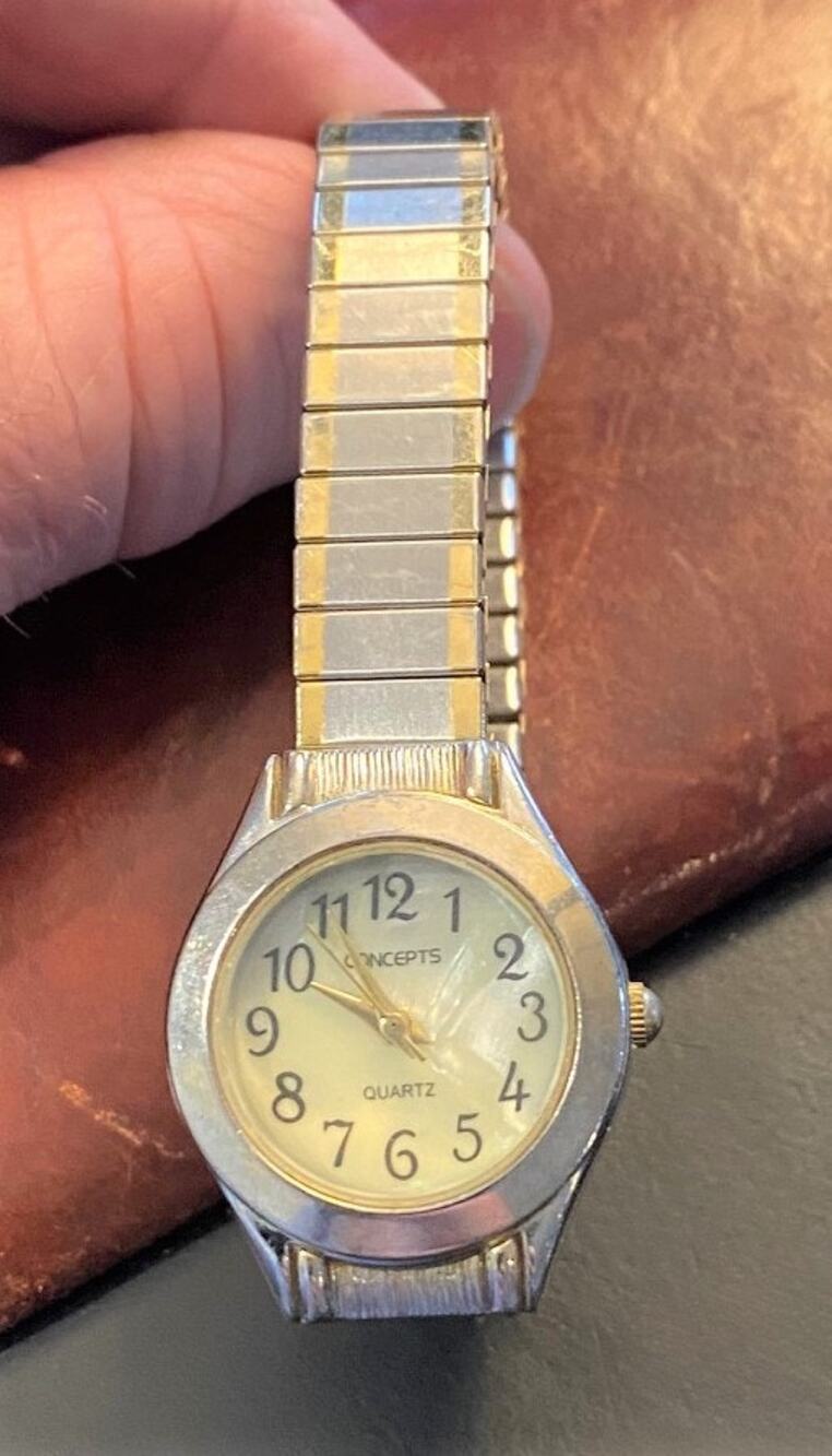 Women's 25mm Two Tone concepts Watch, MOP Face